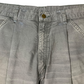 Carhartt Grey Pleated Raw Hem Shorts [ 040 ]