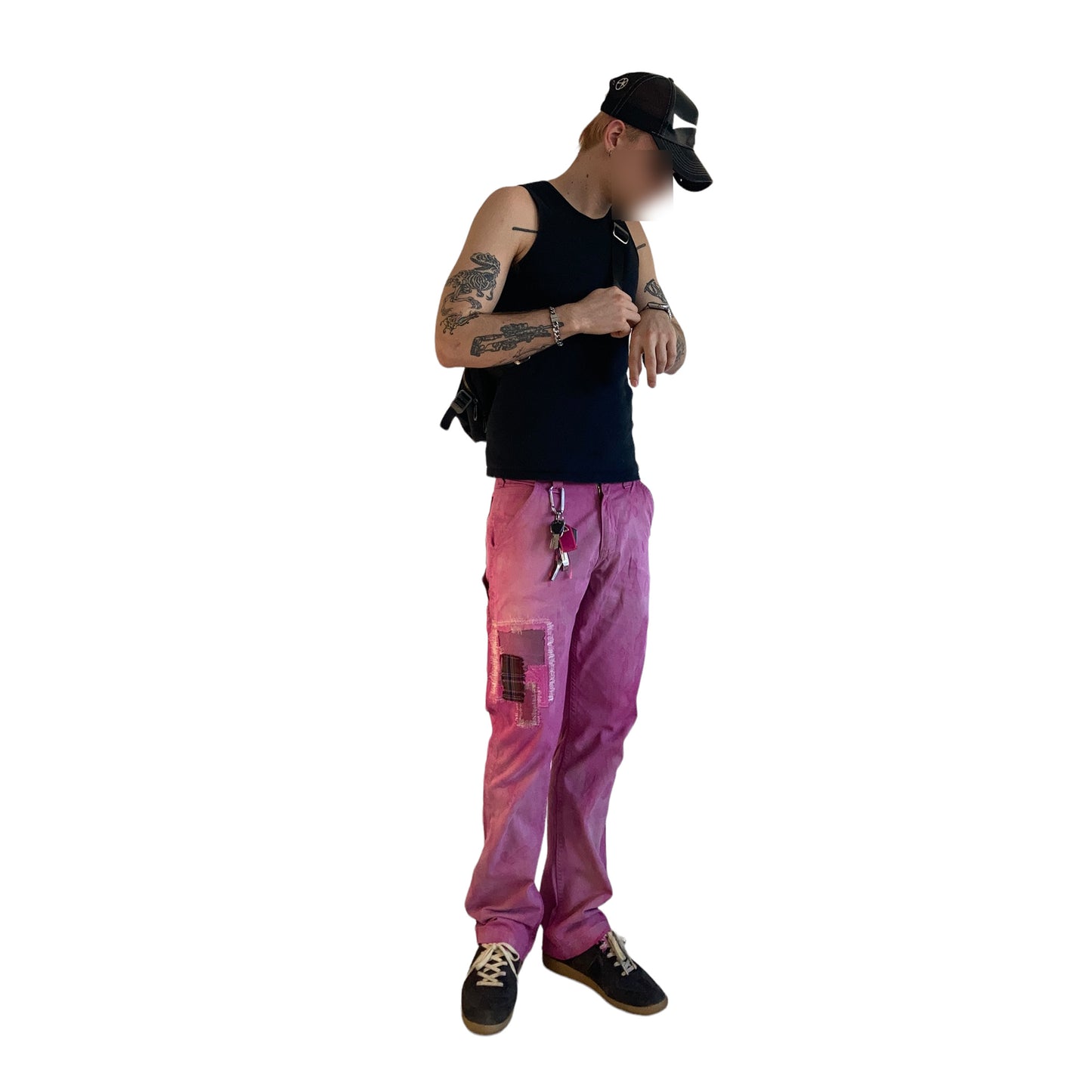 Carhartt Pink Over-dye Painter Pant [ 007 ]