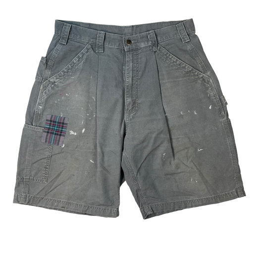 Carhartt Grey Pleated painter Shorts [ 041 ]