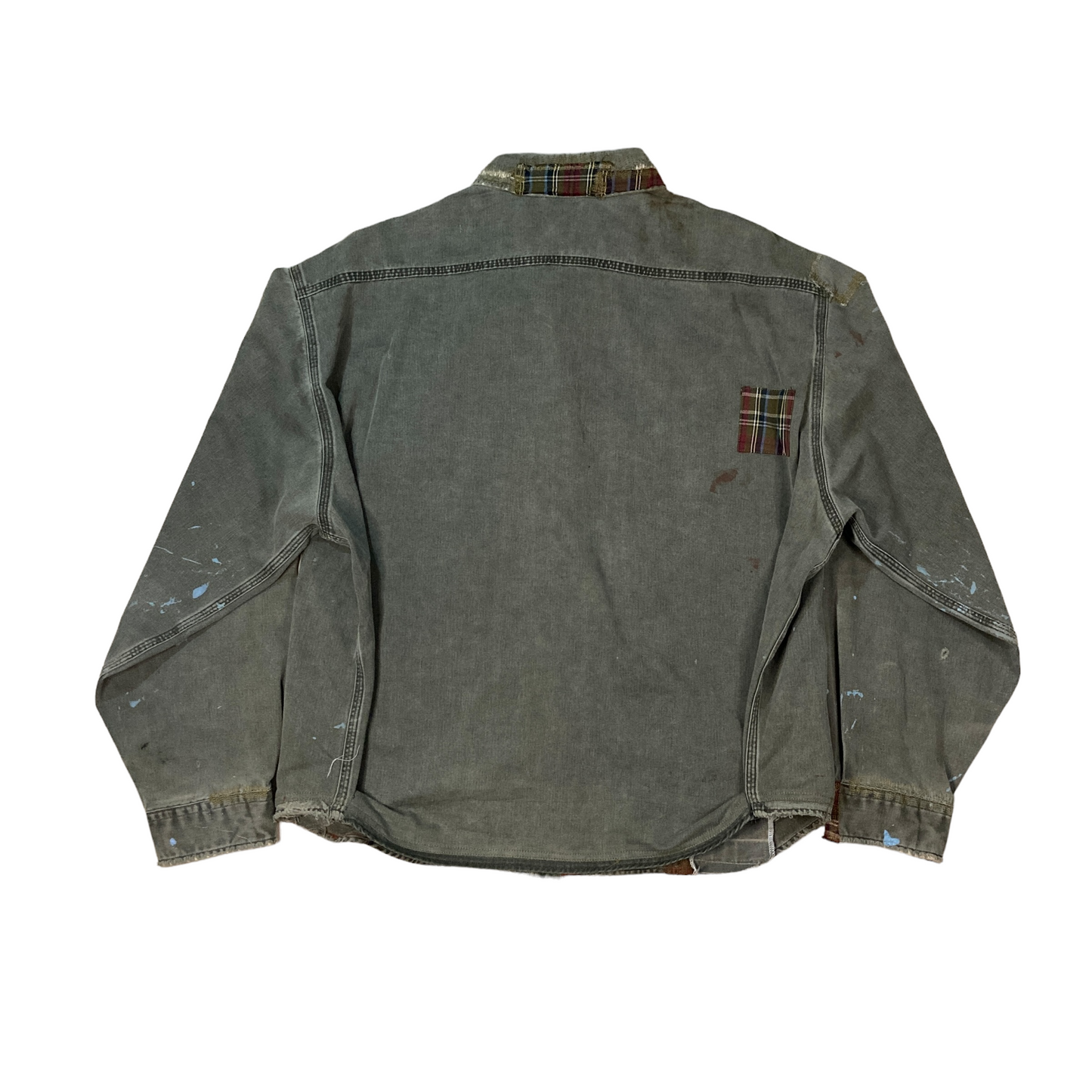 Carhartt Olive Patchwork Over Shirt [ 064 ]