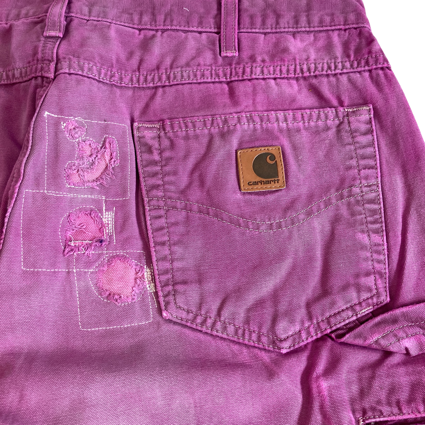 Carhartt Pink Over-dye Painter Cotton Canvas Welt Pocket Pant [ 005 ]