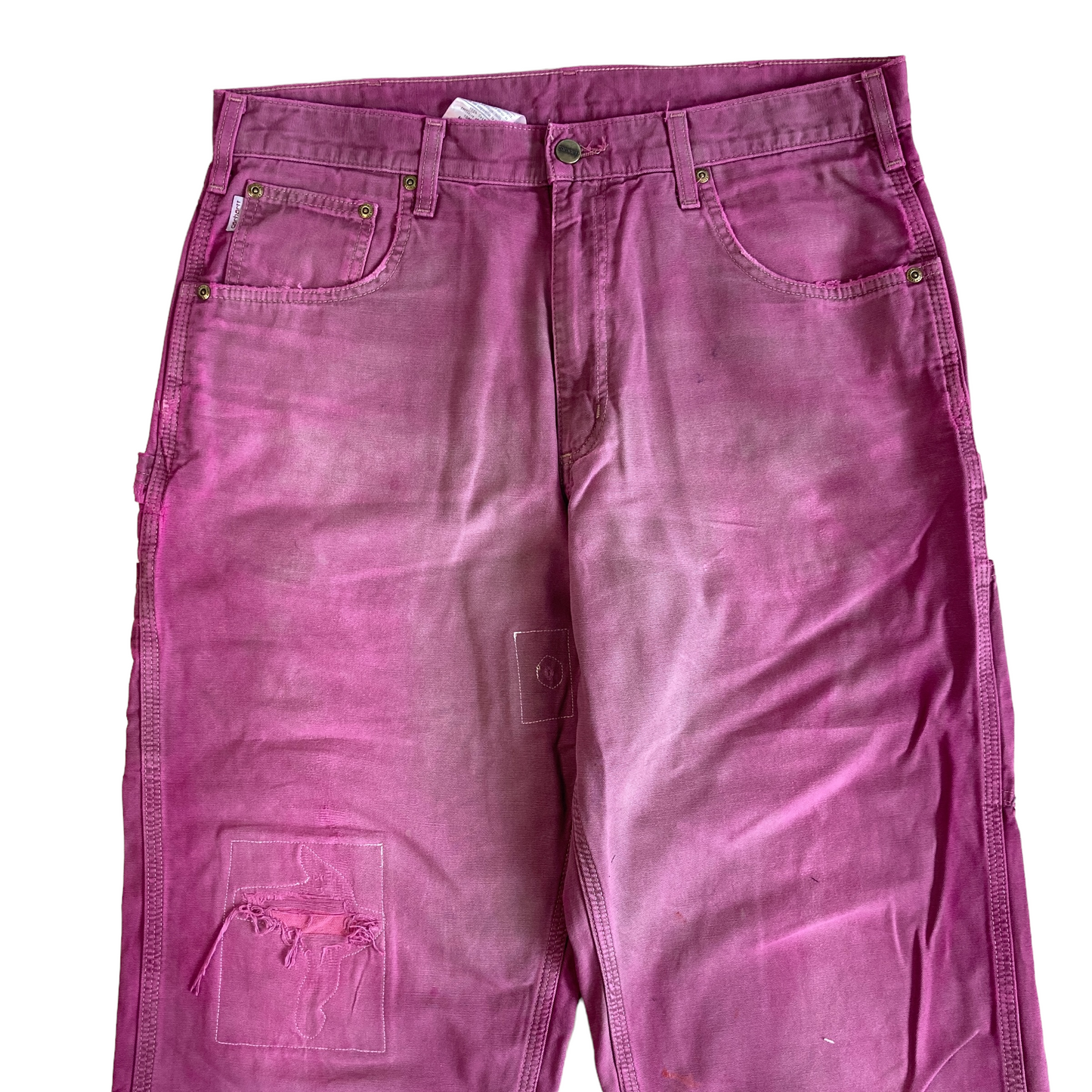 Carhartt Pink Over-dye Painter Cotton Canvas Welt Pocket Pant [ 005 ]