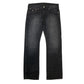 True Religion Black Thigh fade Denim Jeans 33"