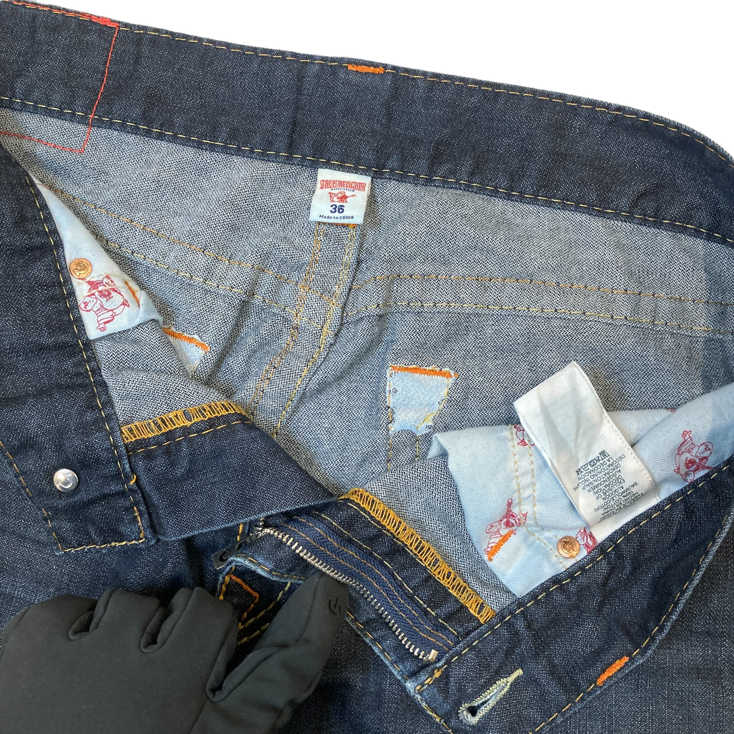 True Religion Denim Straight Jeans 36"