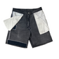 Carhartt Black Plaid Repaired Painter Shorts [ 042 ]