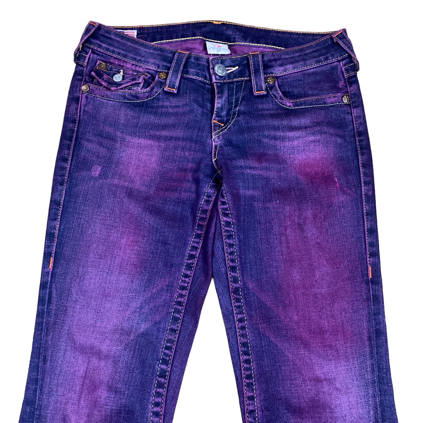 True Religion Pink Over-dye Denim 29"