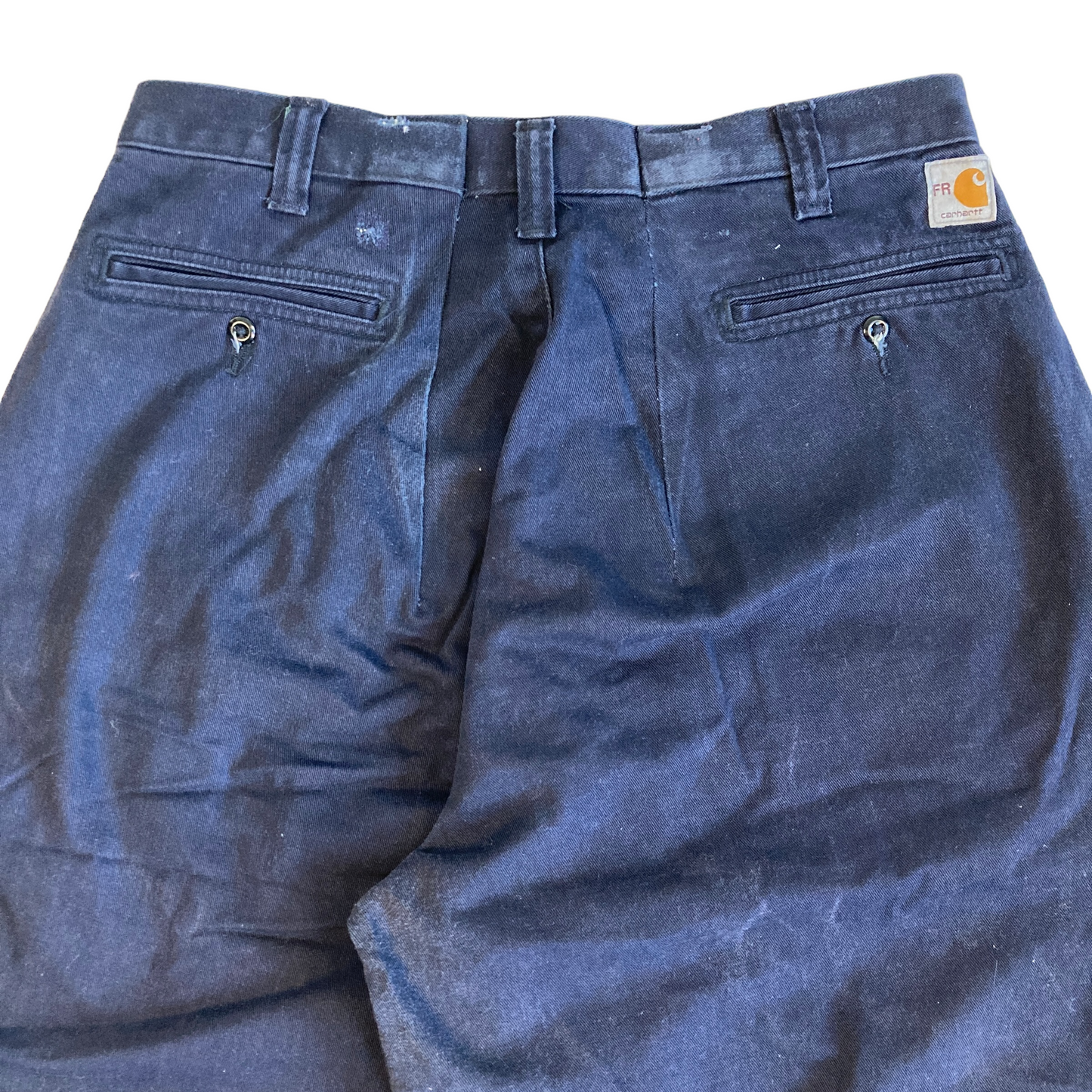 Carhartt Navy Pleated Chino Pant  [ 030 ]